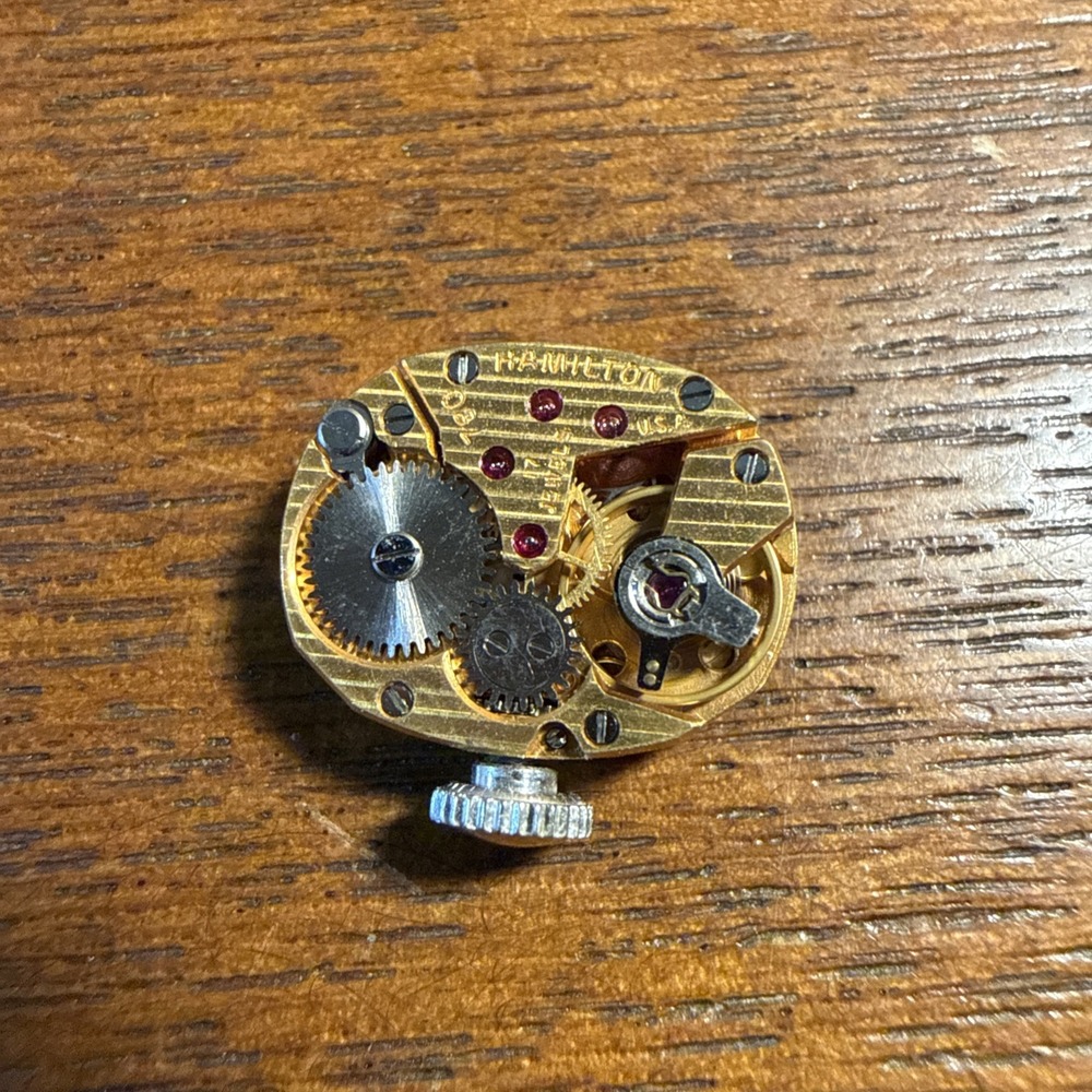 Vintage Hamilton Watch Co. 17 Jewel Watch Movement 780 Working Condition